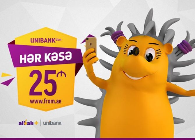 Unibankdan yeni kampaniya: hər müştəriyə 25 AZN hədiyyə