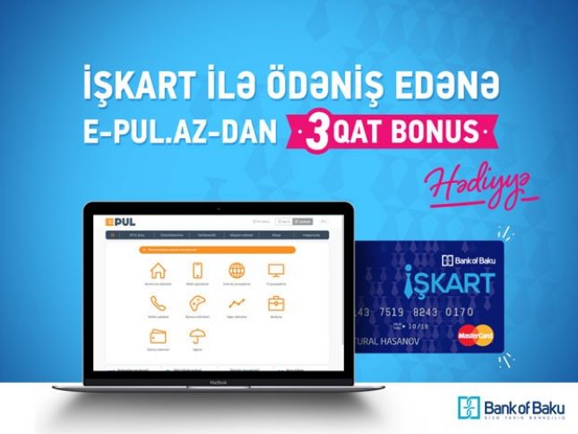 Biznes kart sahibləri 3 QAT BONUS qazanacaqlar 