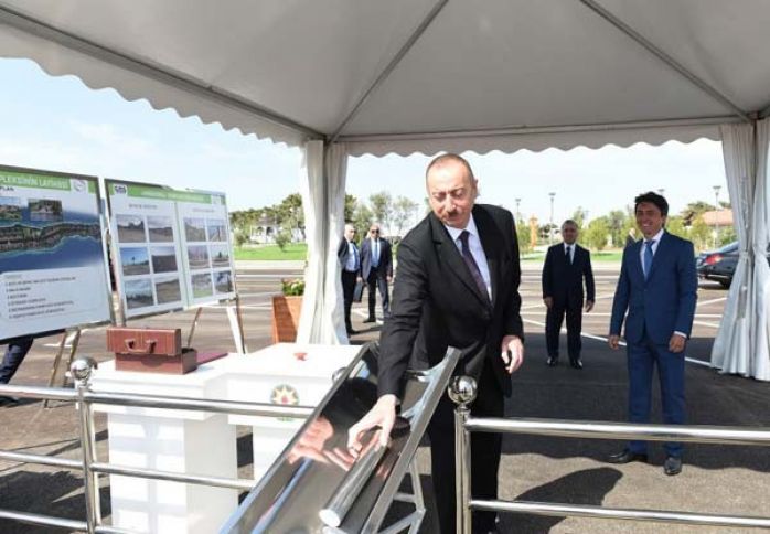 Pirallahıda balıqyetişdirmə fermalarının təməli qoyuldu