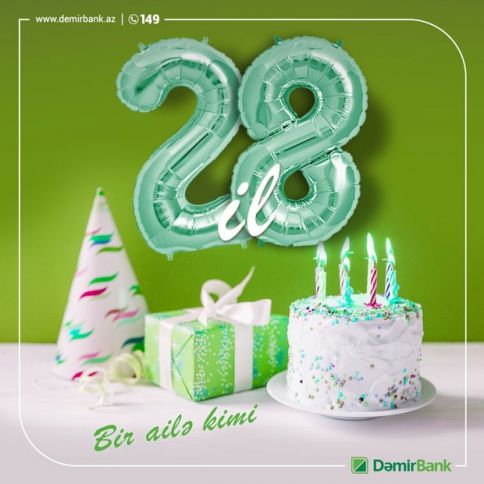 DəmirBank 28 il - 4 milyard kredit, 1 milyon hesab...