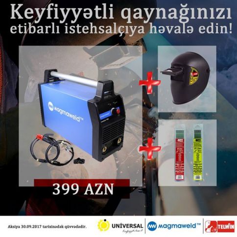 İstənilən voltajda işləyir, itkisiz qaynaq edir