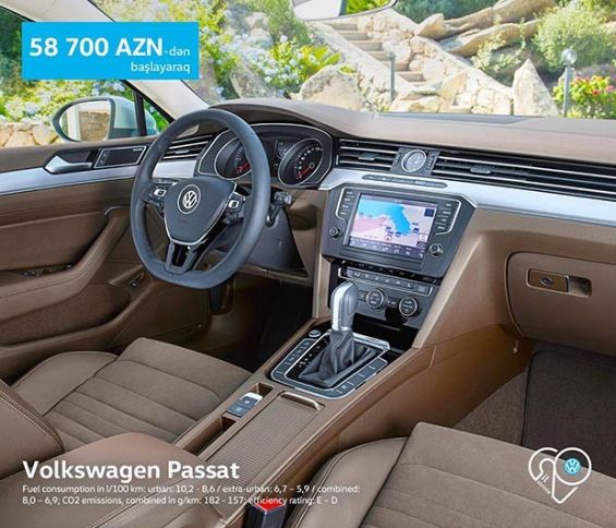 Diqqət mərkəzində olmağı sevənlər üçün Yeni Passat!