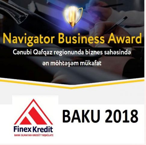 "Finex Kredit" mükafata layiq görülüb 