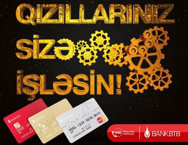 Faiz dərəcəsi 1.9% olmaqla 10000 manatadək qızıl krediti  + Hədiyyə