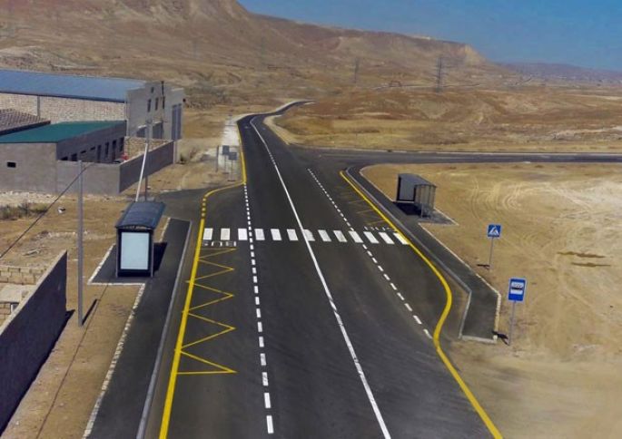 Bakıda yenidən qurulan yol açıldı 