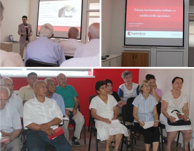 Kapital Bank təqaüdçülər üçün növbəti təlim keçirib