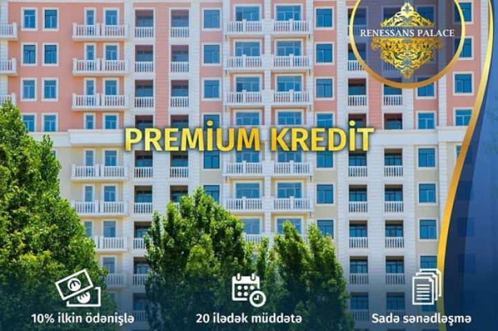 <p><a href="https://www.facebook.com/renessanspalace" target="_blank" <font color=red>20 illik, 10% ilkin ödənişlə - PREMİUM MƏNZİL KREDİTİ</font><p>