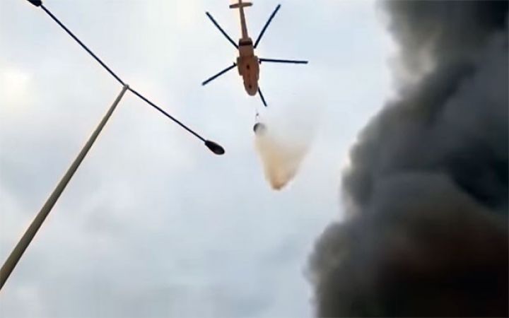 FHN helikopterdən çəkilən görüntüləri yaydı - VİDEO