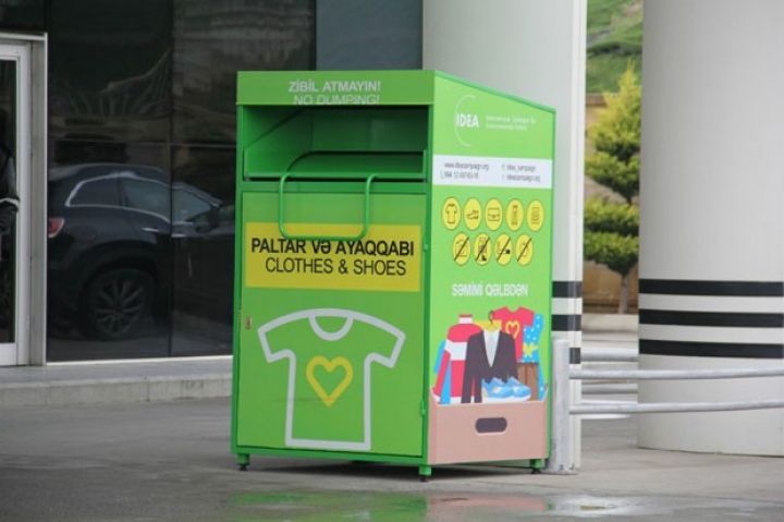 Bakıda istifadəsiz geyim əşyalarının toplanması məntəqələri açılıb