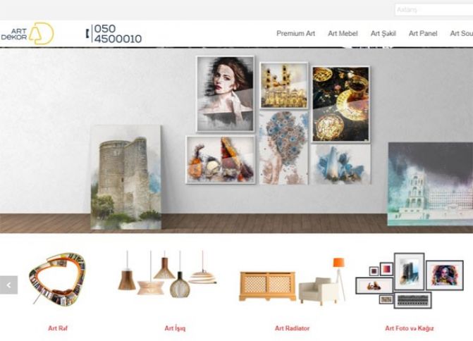 Azərbaycanda dekor üzrə ixtisaslaşmış sayt fəaliyyətə başladı