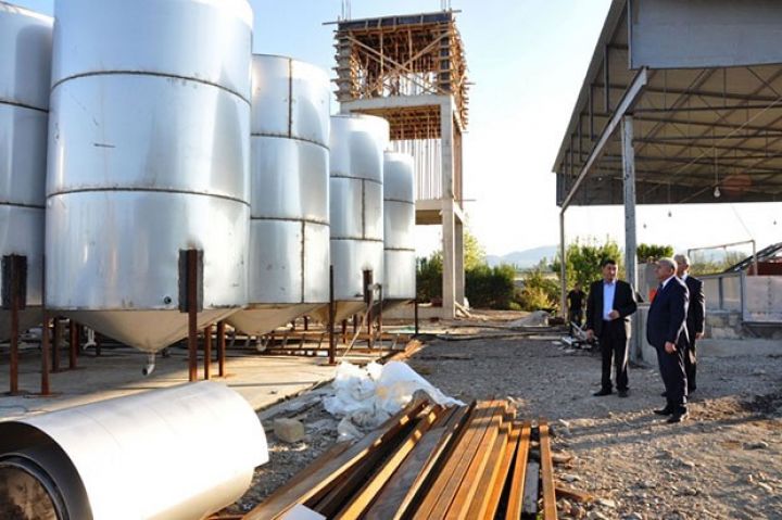 Yeni üzüm emalı zavodu tikilir