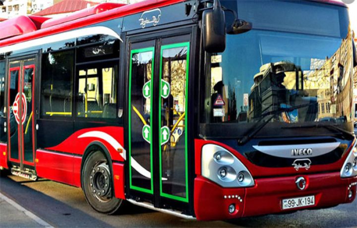 "BakuBus"ın avtobusu yandı