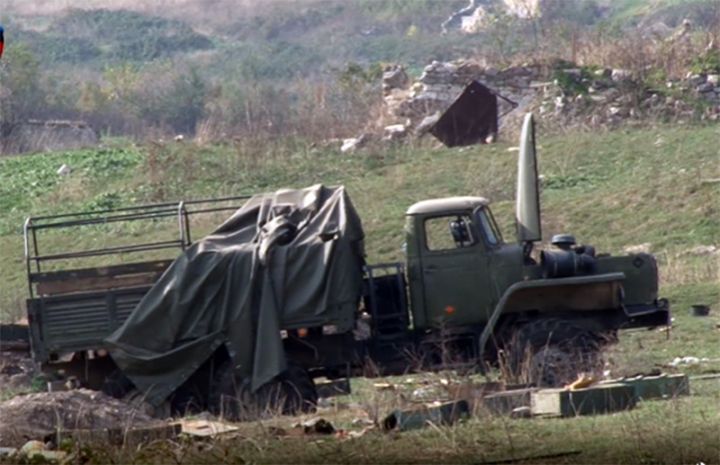 Düşmənin hərbi kolon pusquya salınaraq məhv edildi