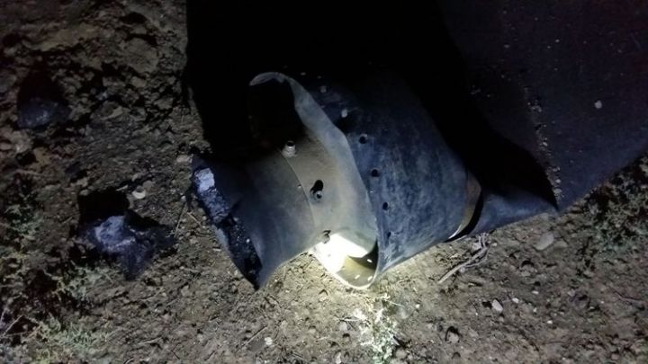 "Raket  BTC boru kəmərindən 10 metr aralı düşüb"