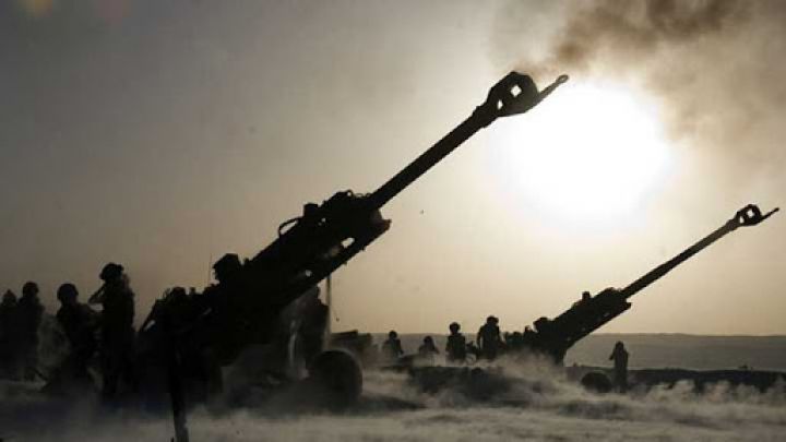 Top atəşi nəticəsində polis şöbəsinin  binasına ziyan dəyib