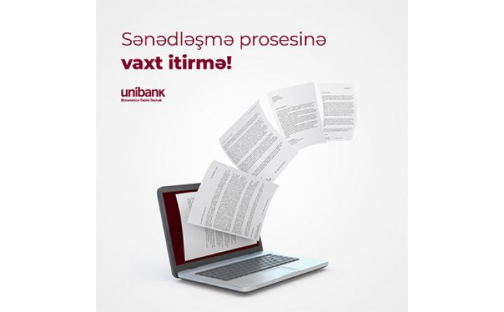 Unibank biznes sahiblərinə kredit xəttindən banka gəlmədən istifadə imkanı yaradıb