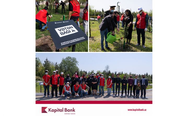 Kapital Bank və “Qırmızı Ürəklər” şəhidlərin xatirəsinə ağac əkdilər