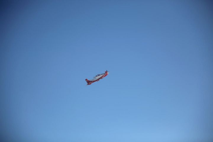 “Hürkuş” təlim təyyarəsi nümayiş məqsədilə Bakıya gətirilib
