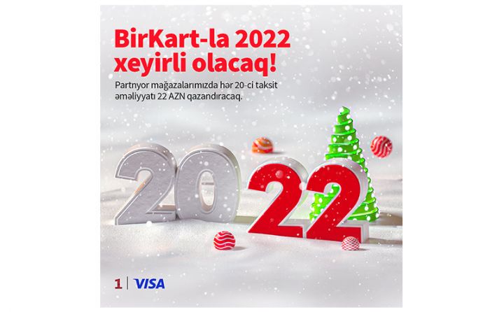 BirKart-la hər 20-ci taksit əməliyyat hədiyyə qazandırır