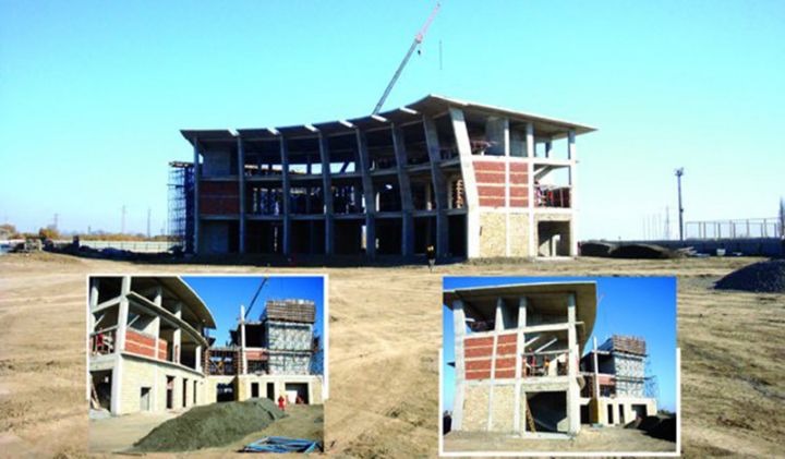 Kür çayının sahilində “ASAN xidmət”in binası inşa edilir