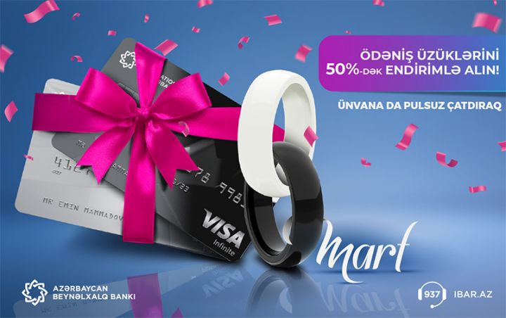 Beynəlxalq Bankıdan  xanımlara hədiyyə