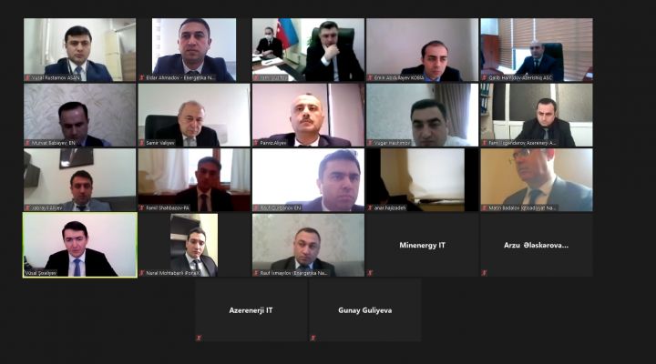 Elektrik təchizatı şəbəkələrinə qoşulma üzrə işçi qrupunun iclası keçirilib