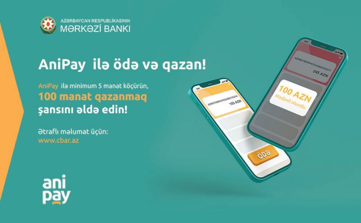 Xalq Bankda AniPay ilə ödə və qazan!