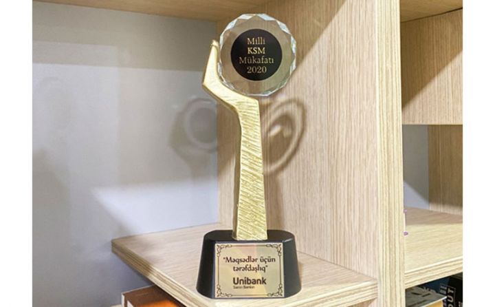 Unibankın şəhid ailələri ilə bağlı layihəsi ən yaxşı KSM layihələrindən biri seçilib
