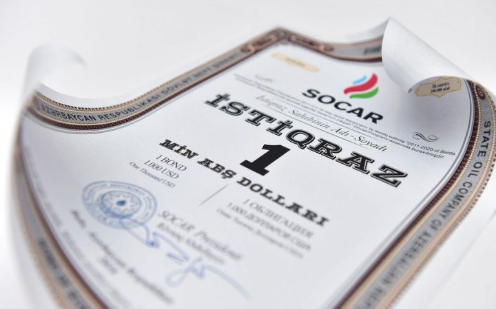 SOCAR istiqrazı sahiblərinin qazancı 6 milyon ABŞ dollarını ötdü