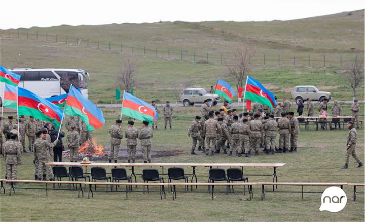 “Nar” Novruz bayramını azad edilmiş ərazilərdə əsgərlərlə qeyd etdi