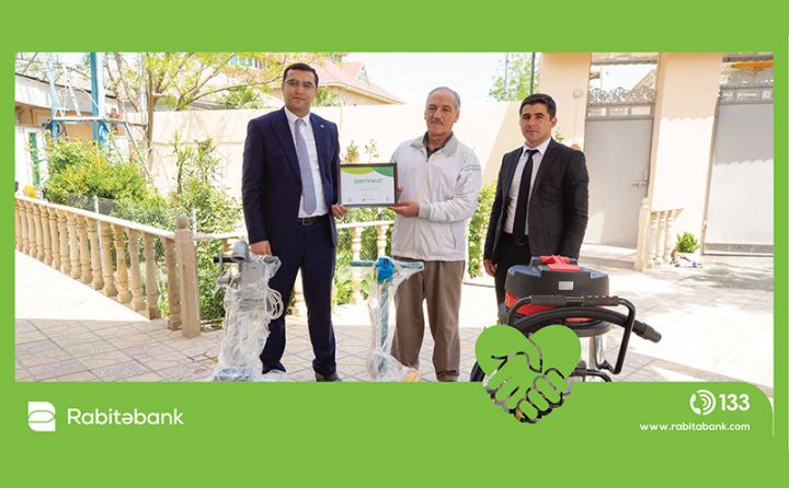 Rabitəbank şəhid ailəsinə fərdi sahibkarlıqla bağlı dəstək göstərdi