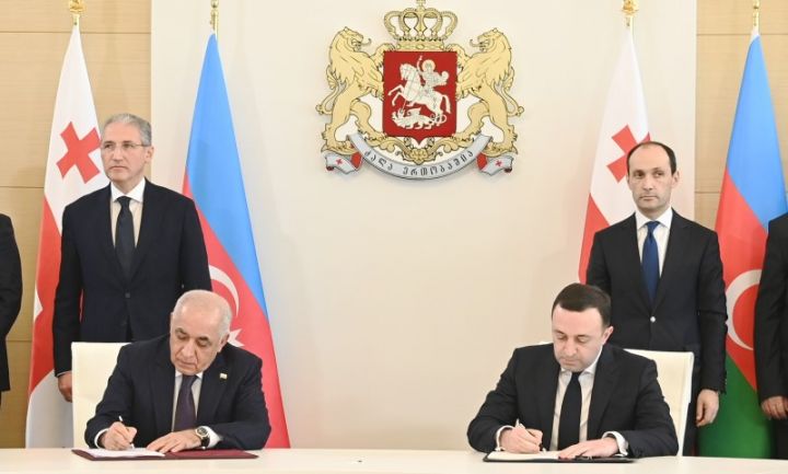 Tbilisidə Azərbaycan və Gürcüstan bir sıra sazişlər imzalayıb
