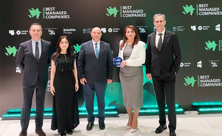 Veysəloğlu Şirkətlər Qrupu nüfuzlu Best Managed Companies müsabiqəsinin qaliblərindəndir