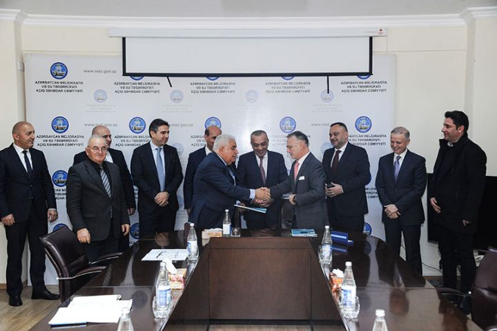 Yengicə su anbarının tikintisi ilə bağlı müqavilə imzalandı
