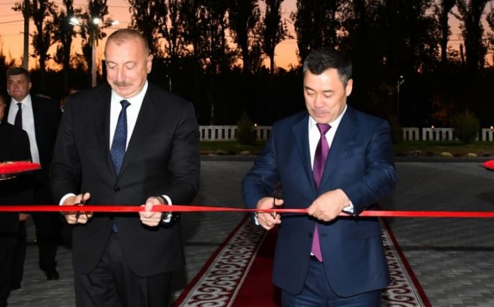 Bişkekdə Heydər Əliyev adına Məktəb-Gimnaziya təhsil-tərbiyə kompleksinin açılışı olub