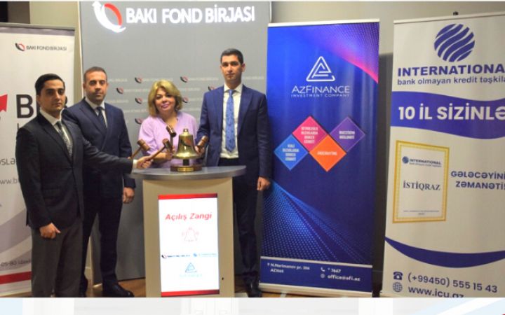 BOKT “İnternational” QSC-nin istiqrazlarının “Açılış Zəngi” mərasimi keçirildi