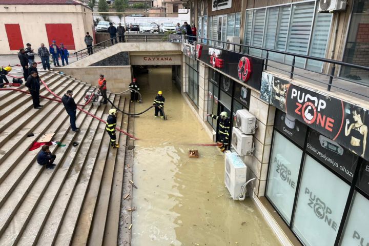 Su kəmərində baş vermiş qəza ilə əlaqədar FHN qüvvələri hadisə yerinə cəlb olunub