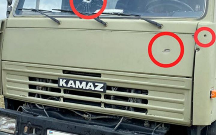 Kəlbəcərdə Azərbaycan Ordusunun iki hərbi nəqliyyat vasitəsi atəşə tutulub