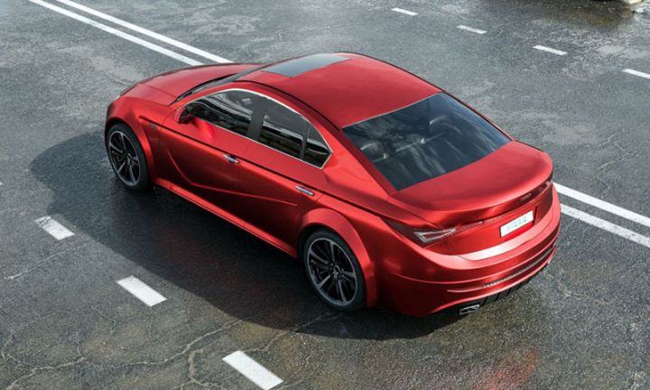 Şəkili gənc “Zhafar Hyibrit Electric” adlandırdığı avtombilin dizaynını hazırlayıb