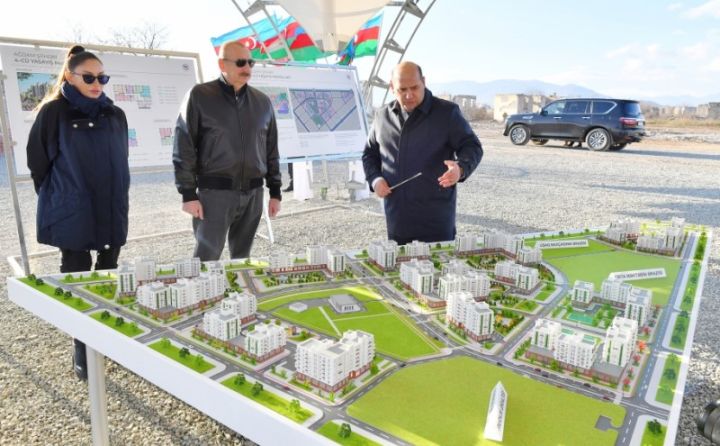 Ağdamda yeni yaşayış komplekslərinin və kəndlərin təməli qoyuldu