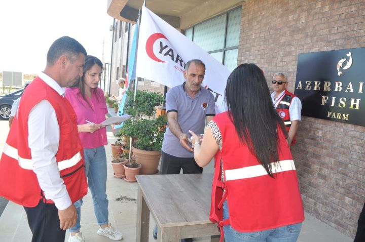 “Azerbaijan Fish Farm” və Azərbaycan Qızıl Aypara Cəmiyyəti humanitar xeyriyyə aksiyası keçirib