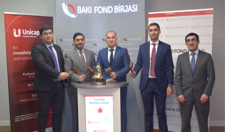 Bakı Fond Birjasında "Finca Azərbaycan" istiqrazları üçün  “açılış zəngi” mərasimi
