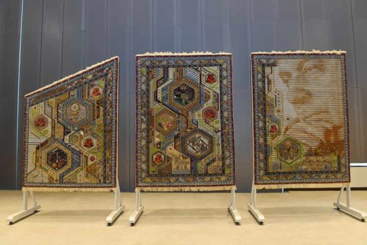 Xalça kompozisiyasının təqdimatı keçirilib