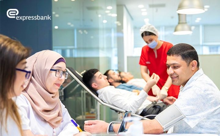 Expressbank qanvermə aksiyası keçirib - FOTOLAR