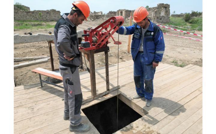 Cəbrayılda kəhrizlərin bərpası istiqamətində layihə icra olunur - VİDEO