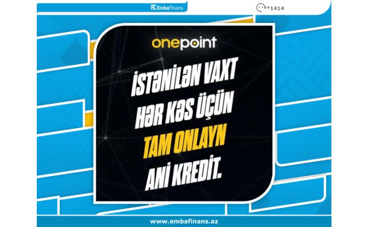 İndi kredit almaq daha da asan old - Evdən çıxmadan, sənəd yığımı olmadan