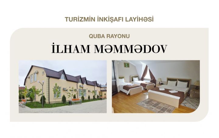 İş adamı İlham Məmmədov turizm layihəsi üçün güzəştli kredit aldı