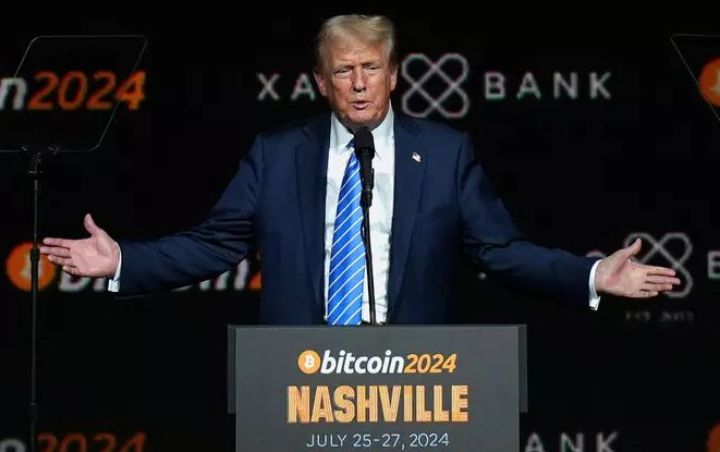 Donald Tramp Bitcoin investorlarını təbrik edib