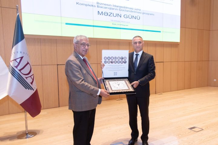 “Veysəloğlu”nun əməkdaşları üçün ADA Universitetində təşkil edilən birillik təlim başa çatıb