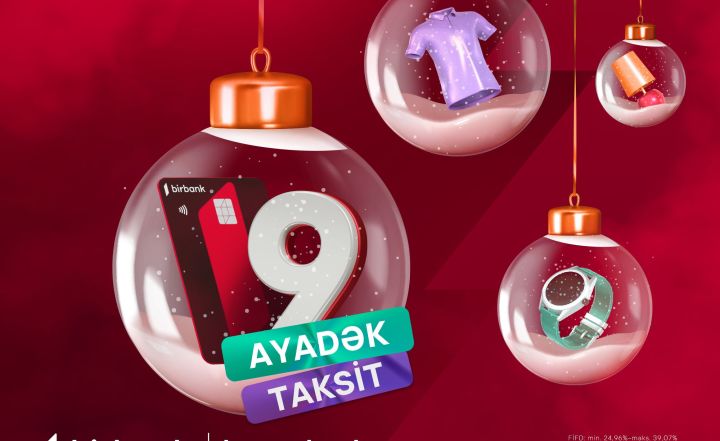 Birbank taksit kartı ilə “Trendyol”da 9 aylıq faizsiz taksit fürsəti